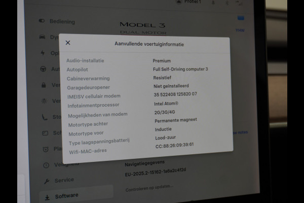 Tesla Model 3 Performance AWD 513pk FSD-MEEGELEVERD PAKKET! €71.440,- nieuw! 0-100kmh 3.4sec! Lmv-20" AutoPilot Carbon-Spoiler Full Self-Drivi Navi Led ACC DAB Voorverwarming interieur en Keyless via GSM-App One-Pedal-Drive Rode Remklauwen Premium Audio Veel grip door 4WD vierwielaandrijving.  Origineel Nederlandse auto nieuwprijs €72.080 Garantie op Accu en motor tot 28-12-2027/192.000km