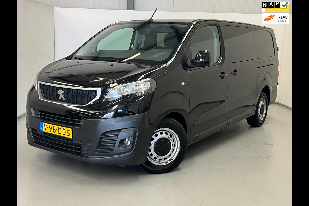 Peugeot Expert 2.0 BlueHDI Lang / 6-pers / Marge / 2x Schuifdeur / Dubbel Cabine