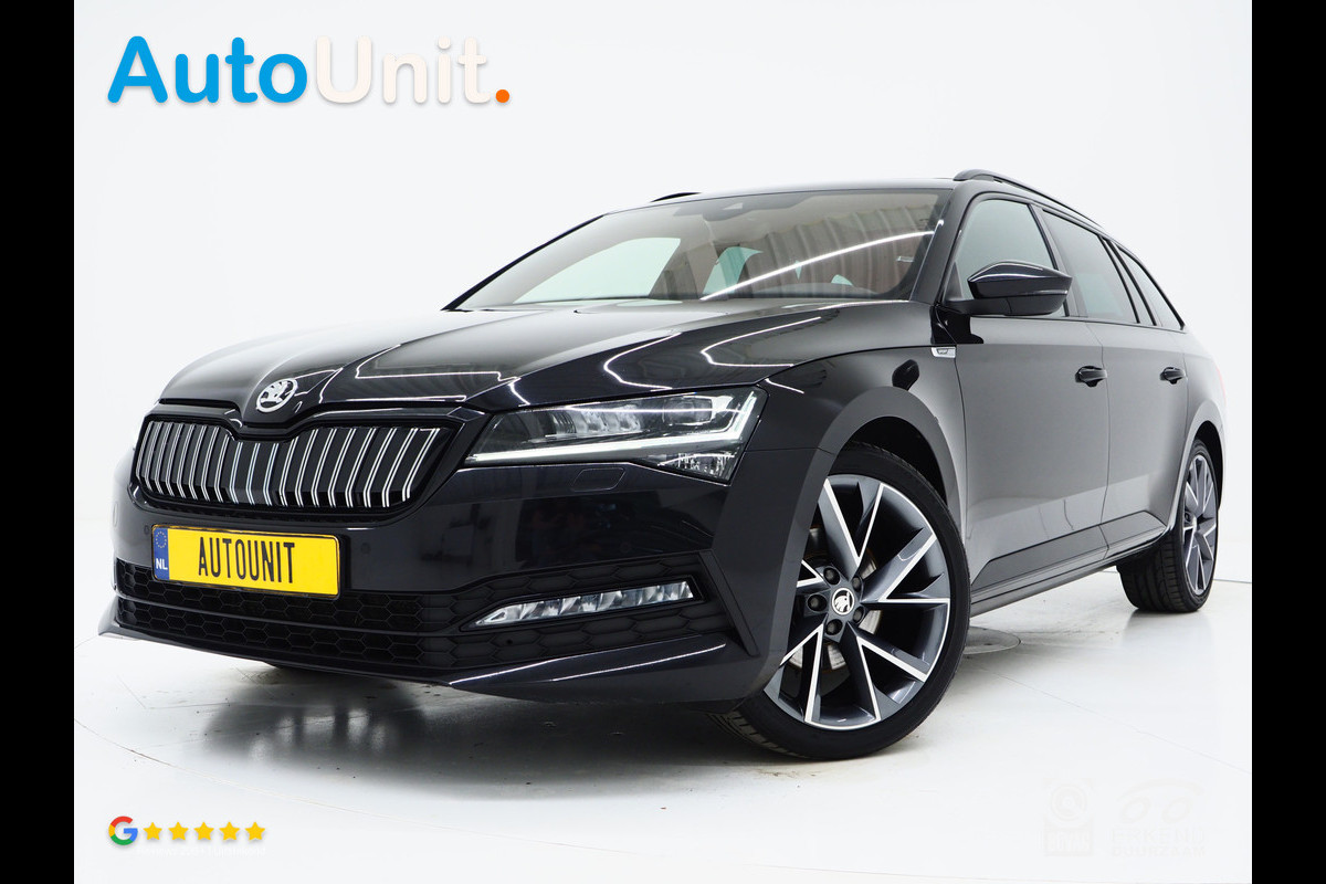 Škoda Superb Combi 1.4 TSI iV Sportline 218PK | Panoramadak | Trekhaak | Canton | Sportstoelen | Camera | Keyless Škoda Superb Combi 1.4 TSI iV Sportline 218PK | Panoramadak | Trekhaak | Canton | Sportstoelen | Camera | Keyless