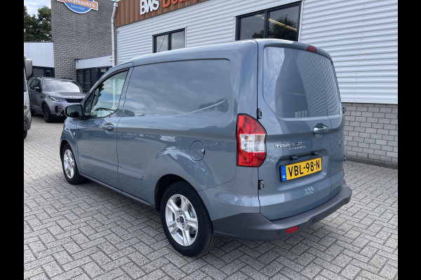 Ford Transit Courier 1.5 TDCI Limited / euro 6 diesel / bpm vrij / vaste prijs rijklaar € 8950 ex btw / airco / cruise / navigatie / grijs blauw metallic / parkeersensoren achter !