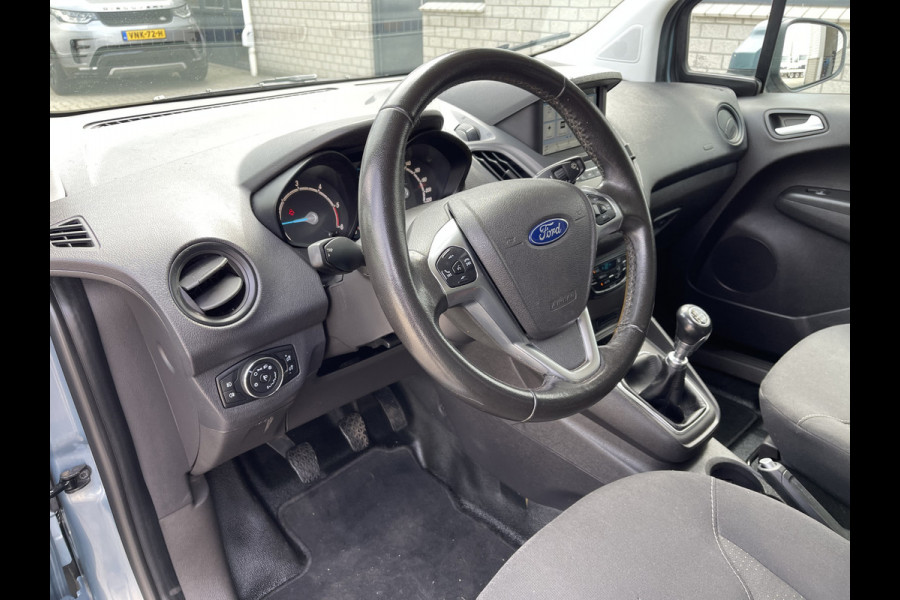 Ford Transit Courier 1.5 TDCI Limited / euro 6 diesel / bpm vrij / vaste prijs rijklaar € 8950 ex btw / airco / cruise / navigatie / grijs blauw metallic / parkeersensoren achter !