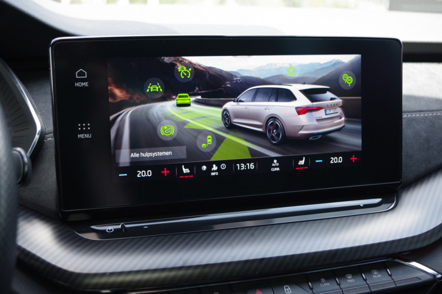 Škoda Octavia Combi 1.4 TSI RS iV 245 PK PHEV BNS, Panoramadak, Leder-Alcantara, Memory, Carplay, Head-Up