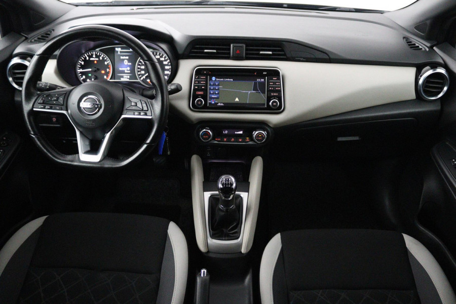 Nissan Micra 0.9 IG-T N-Connecta (ACHTERUITRIJCAMERA, PARKEERSENSOREN, NAVIGATIE, CRUISE CONTROL, BLUETOOTH, NL-AUTO)