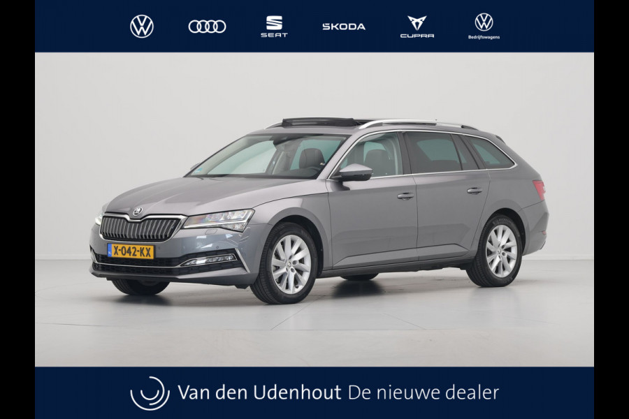 Škoda Superb Combi 1.4 TSI iV 218pk DSG Business Edition Plus Navigatie Wegkl. trekhaak Side assist Stoelverwarming v + a 221