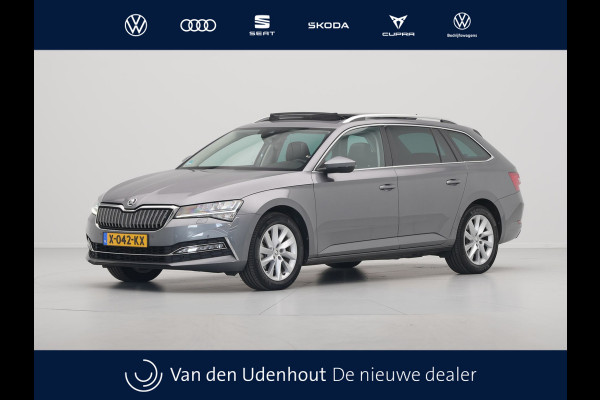Škoda Superb Combi 1.4 TSI iV 218pk DSG Business Edition Plus Navigatie Wegkl. trekhaak Side assist Stoelverwarming v + a 221