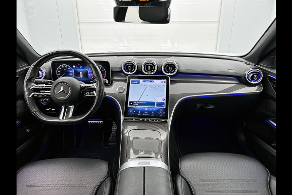 Mercedes-Benz C-Klasse Estate 200 Launch Edition AMG Line | Panoramadak | Multispaaks lichtmetalen velgen | Elct. bed voorstoelen met memory | Navigatie | Parking support | Inclusief 24 maanden MB Certified garantie voor Europa.
