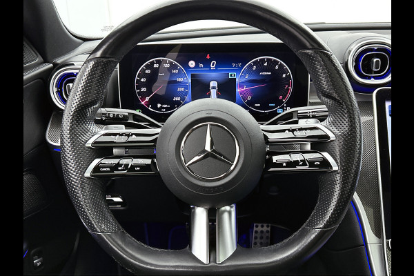 Mercedes-Benz C-Klasse Estate 200 Launch Edition AMG Line | Panoramadak | Multispaaks lichtmetalen velgen | Elct. bed voorstoelen met memory | Navigatie | Parking support | Inclusief 24 maanden MB Certified garantie voor Europa.