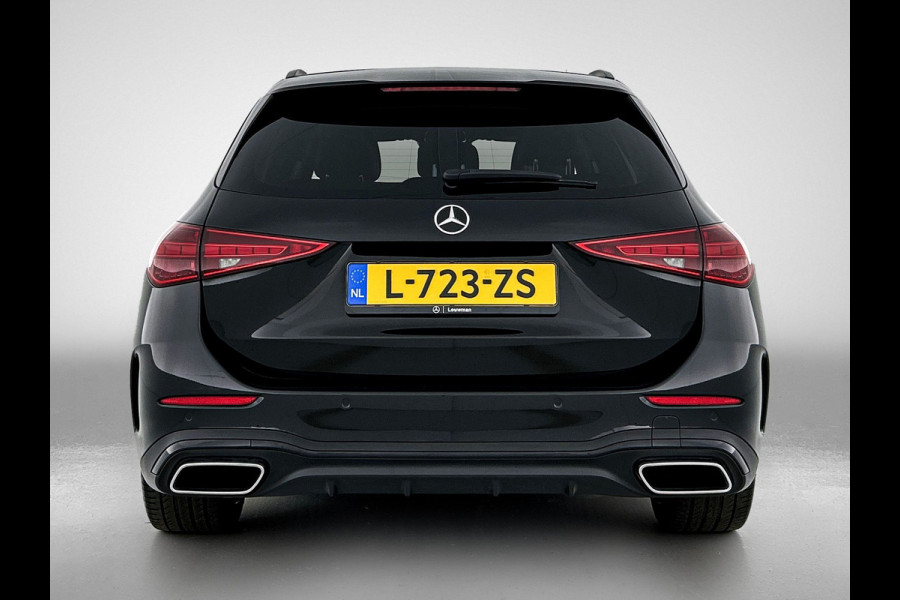 Mercedes-Benz C-Klasse Estate 200 Launch Edition AMG Line | Panoramadak | Multispaaks lichtmetalen velgen | Elct. bed voorstoelen met memory | Navigatie | Parking support | Inclusief 24 maanden MB Certified garantie voor Europa.