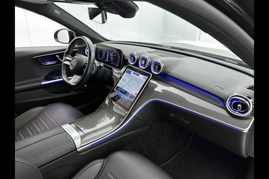 Mercedes-Benz C-Klasse Estate 200 Launch Edition AMG Line | Panoramadak | Multispaaks lichtmetalen velgen | Elct. bed voorstoelen met memory | Navigatie | Parking support | Inclusief 24 maanden MB Certified garantie voor Europa.