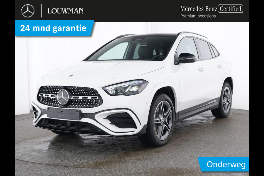 Mercedes-Benz GLA 250 e AMG Face Lift Plug-In Hybride | AMG Line Premium Plus | Night Pakket | 11kW Laden | Stuur en Stoelverwarming | Panorama Schuif-Kanteldak | Inclusief 24 maanden MB Certified garantie voor Europa.