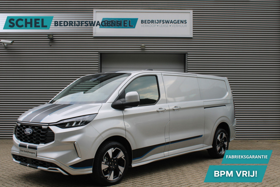Ford Transit Custom 300 2.0 TDCI L2H1 Sport 170pk - 2x Schuifdeur - 19" LM velgen - ACC - Blind spot - Navi - Camera - Verwarmd stuur - Rijklaar