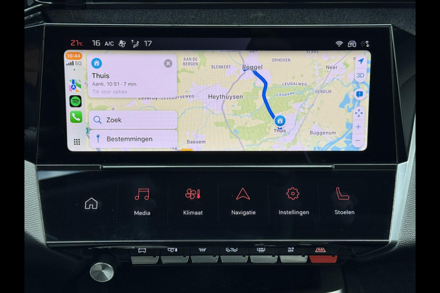 Peugeot 308 1.2 PureTech Allure Adaptive cruise Climate control Stoelverwarming AppleCarplay / Android Auto Navigatie