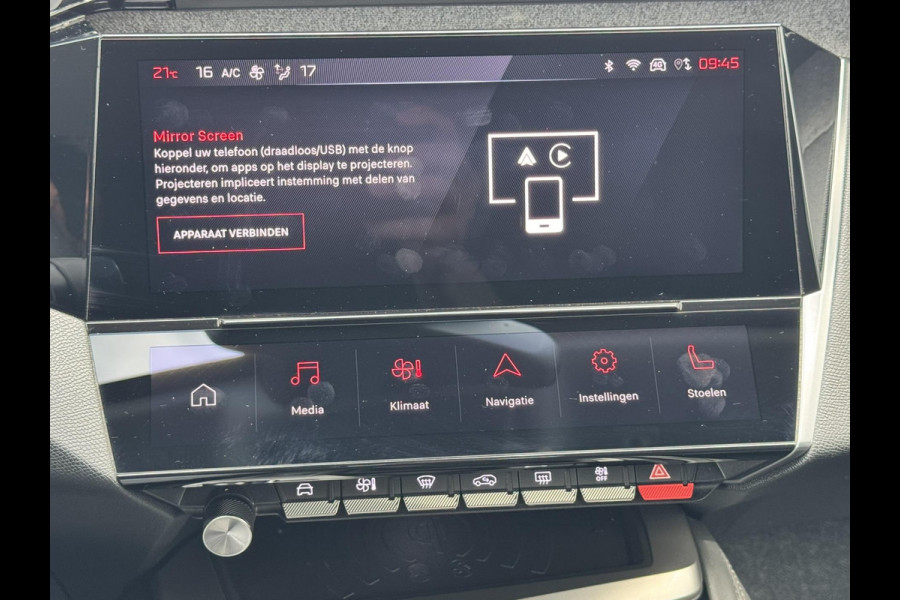 Peugeot 308 1.2 PureTech Allure Adaptive cruise Climate control Stoelverwarming AppleCarplay / Android Auto Navigatie