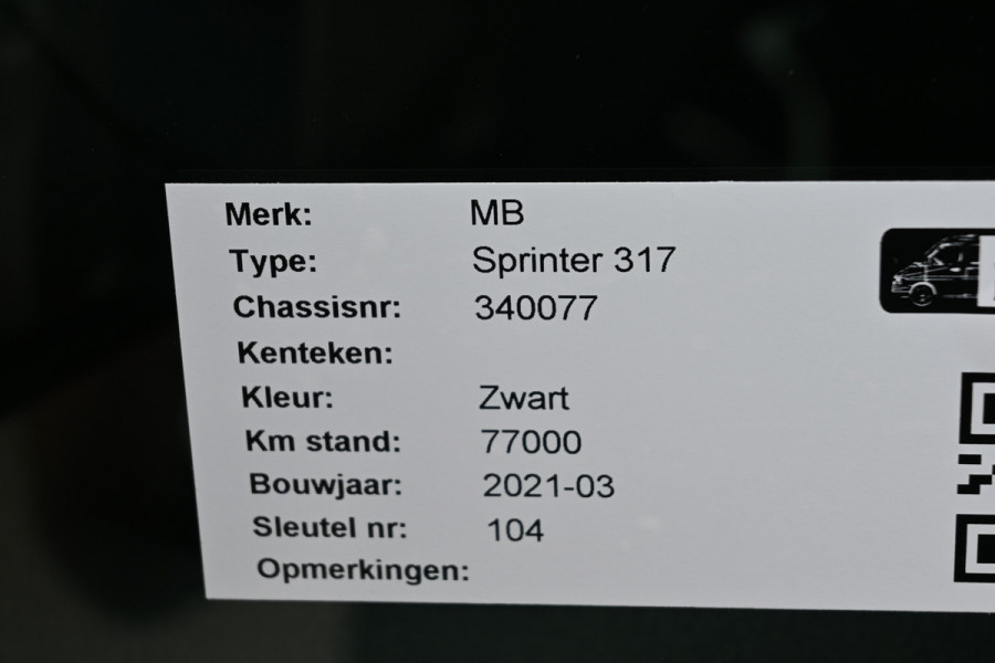 Mercedes-Benz Sprinter 317 CDI L3H2 Laadklep MBUX navigatie met camera, Dodehoek assyst, Etc.