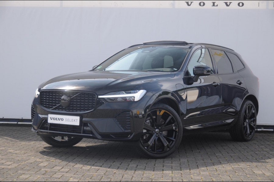 Volvo XC60 T6 350PK Automaat AWD Plus Black Edition / Cruise control / Elektrische achterklep / Apple carplay / parkeersensoren met camera / Elektrische stoelen / Panoramadak / Sportstoelen / Stoel - en stuurwielverwarming / Keyless entry
