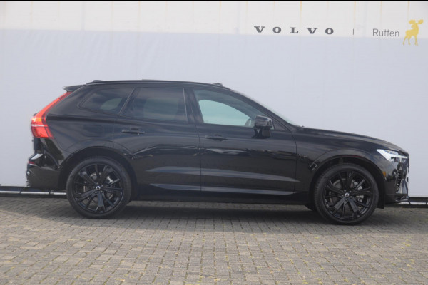 Volvo XC60 T6 350PK Automaat AWD Plus Black Edition / Cruise control / Elektrische achterklep / Apple carplay / parkeersensoren met camera / Elektrische stoelen / Panoramadak / Sportstoelen / Stoel - en stuurwielverwarming / Keyless entry