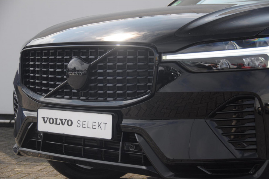 Volvo XC60 T6 350PK Automaat AWD Plus Black Edition / Cruise control / Elektrische achterklep / Apple carplay / parkeersensoren met camera / Elektrische stoelen / Panoramadak / Sportstoelen / Stoel - en stuurwielverwarming / Keyless entry