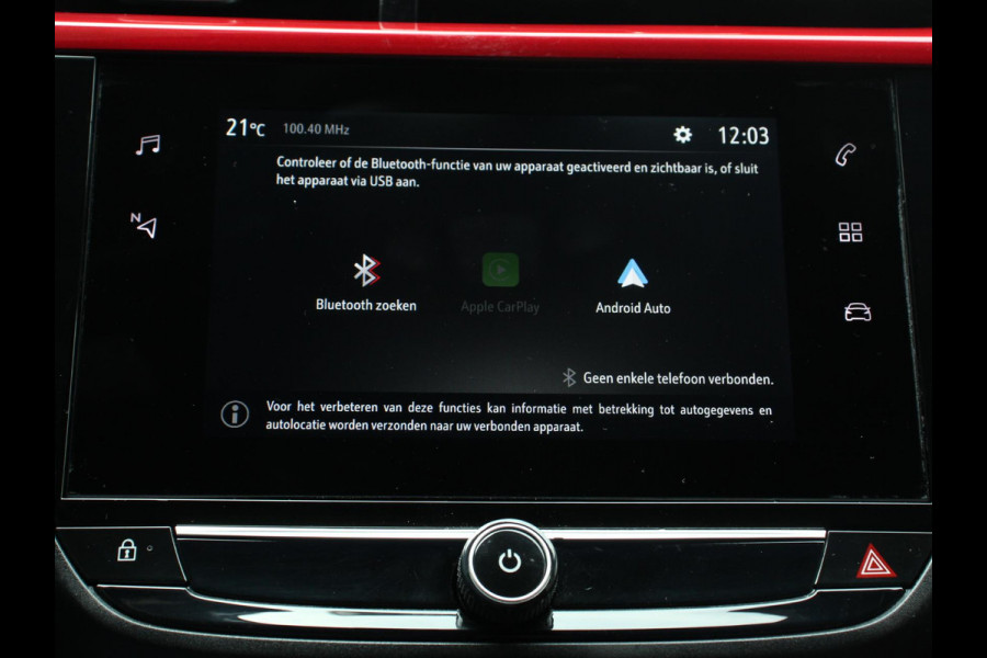 Opel Corsa 1.2 Turbo Automaat GS Line | Airco | Apple Carplay/Android Auto | Navigatie | Cruise Control | Full LED | 16" Black Wheels | PDC VA | Camera | Virtual Cockpit