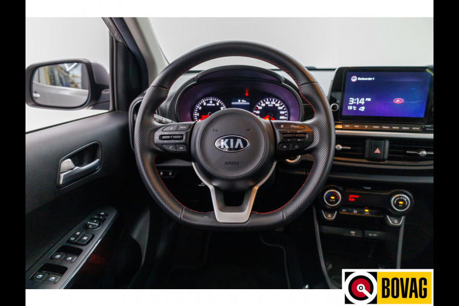 Kia Picanto 1.0 DPi GT-Line Leer | Navigatie | Cruise-control | Keyless entry en start Camera, Privacy glas, Led, Parkeersensoren achter, Aplle carplay/Android auto
