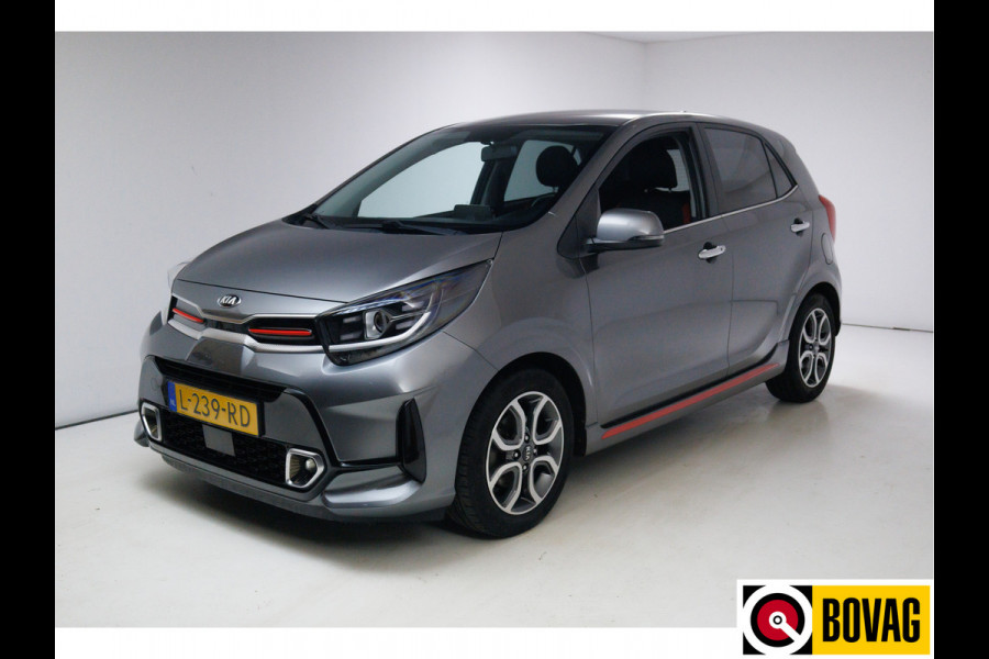 Kia Picanto 1.0 DPi GT-Line Leer | Navigatie | Cruise-control | Keyless entry en start Camera, Privacy glas, Led, Parkeersensoren achter, Aplle carplay/Android auto