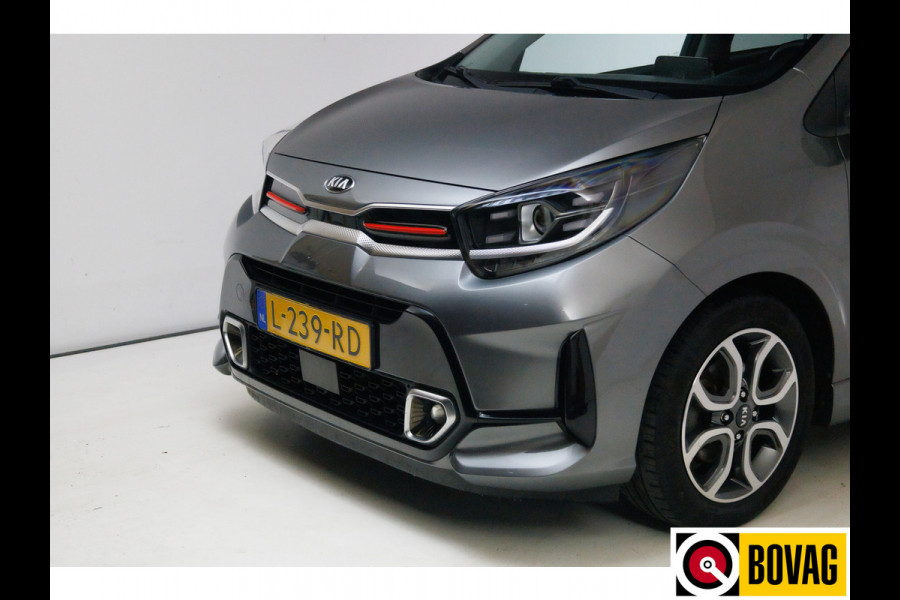 Kia Picanto 1.0 DPi GT-Line Leer | Navigatie | Cruise-control | Keyless entry en start Camera, Privacy glas, Led, Parkeersensoren achter, Aplle carplay/Android auto
