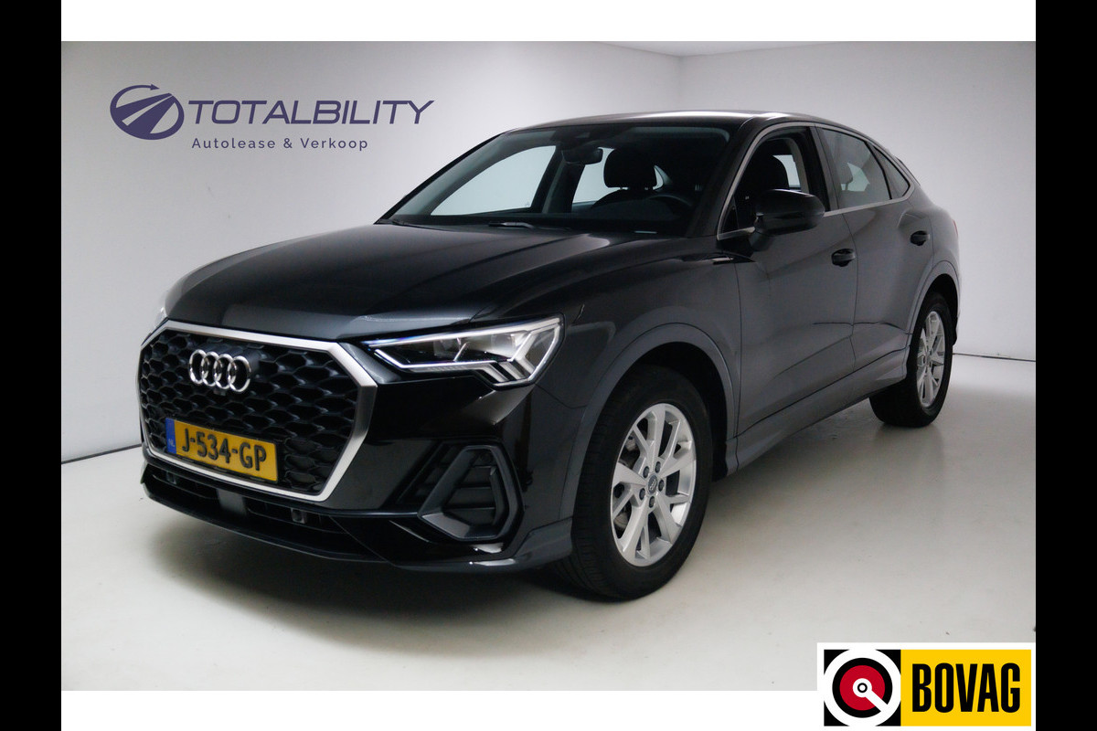 Audi Q3 Sportback 35 TFSI Business Edition 150 PK | Panoramadak | Leer | 360 camera | El. achterklep Stoelverwarming, Navigatie, App-connect, Lane assist, Cruise, Led verlichting, Regensensor Audi Q3 Sportback 35 TFSI Business Edition 150 PK | Panoramadak | Leer | 360 camera | El. achterklep Stoelverwarming, Navigatie, App-connect, Lane assist, Cruise, Led verlichting, Regensensor