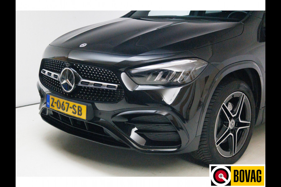 Mercedes-Benz GLA 250 e AMG Line Star Edition 218 PK | Face-lift | Nightpakket | Achteruitrijcamera | Sfeerverlichting All-season, Electrische achterklep, Keyless, Adaptive cruise, Draadloze tel.lader