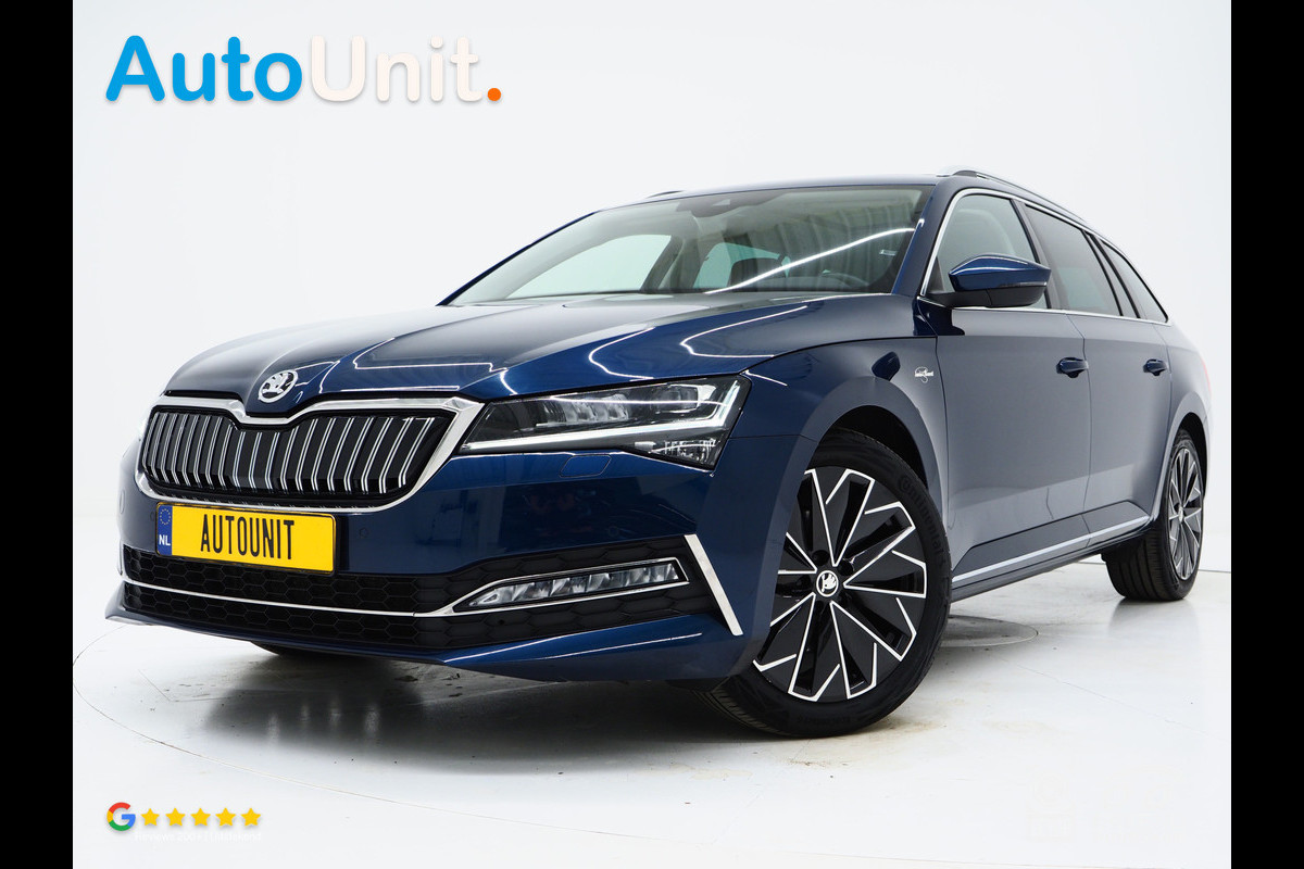 Škoda Superb Combi 1.4 TSI iV Laurin & Klement | Panoramadak | Trekhaak | Massage | Canton | Keyless | Adaptive Cruise Škoda Superb Combi 1.4 TSI iV Laurin & Klement | Panoramadak | Trekhaak | Massage | Canton | Keyless | Adaptive Cruise