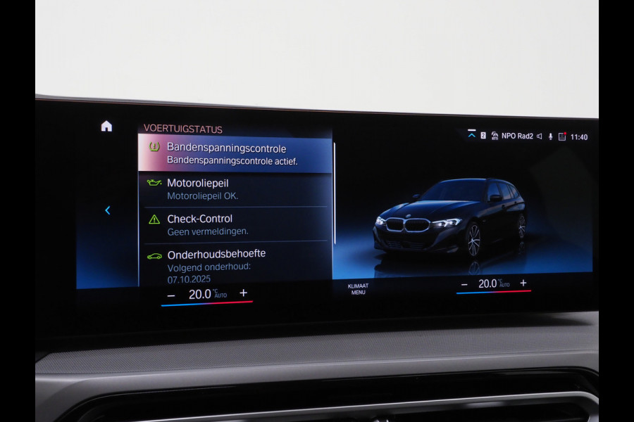 BMW 3 Serie Touring 320e LCI Shadow Line | Nieuw Model | Widescreen | Carplay | Leder | Cruise | DAB | LED | PDC
