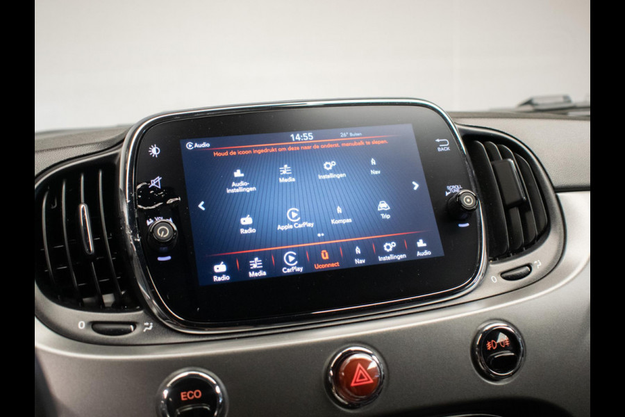 Fiat 500 0.9 TwinAir Lounge Sport (APPLE CARPLAY,SPORTPAKKET,NAVI,CLIMATE,CRUISE,SPORTSTOELEN,BLUETOOTH,GETINT,NETTESTAAT)
