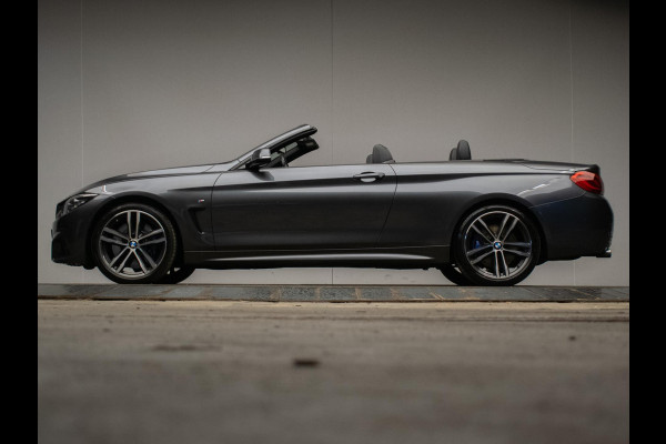 BMW 4 Serie Cabrio 430i High Executive M PAKKET (APPLE CARPLAY,NAVI,LED,XENON,ELETRISCHE STOELEN,LEDER,CAMERA,PDC,NETTESTAAT)