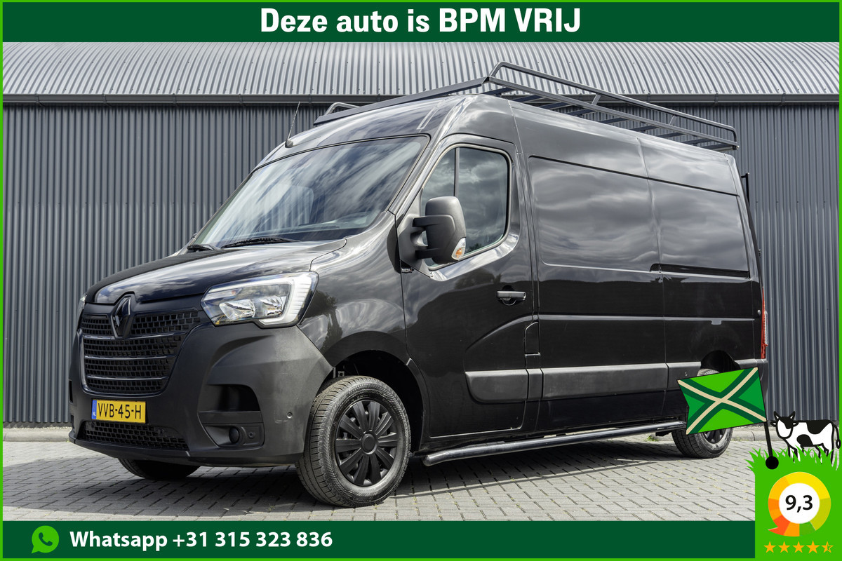 Renault Master T35 dCi 135 L2H2 | LED | Camera | Navi | Imperiaal | Ladder | Cruise | PDC | Euro 6 Renault Master T35 dCi 135 L2H2 | LED | Camera | Navi | Imperiaal | Ladder | Cruise | PDC | Euro 6