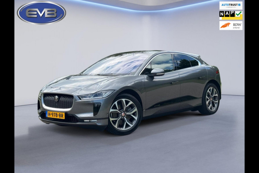 Jaguar I-PACE EV400 HSE 90 kWh 400 pk, panoramadak, luchtvering,vol opties, 61000 km, dealer onderhouden, NL auto met nap