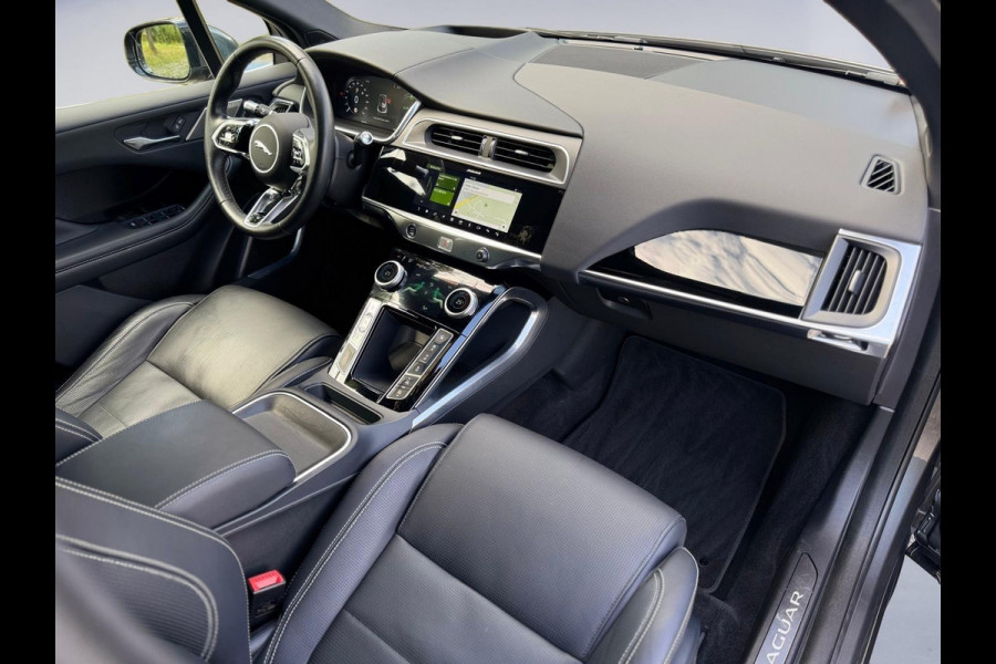 Jaguar I-PACE EV400 HSE 90 kWh 400 pk, panoramadak, luchtvering,vol opties, 61000 km, dealer onderhouden, NL auto met nap