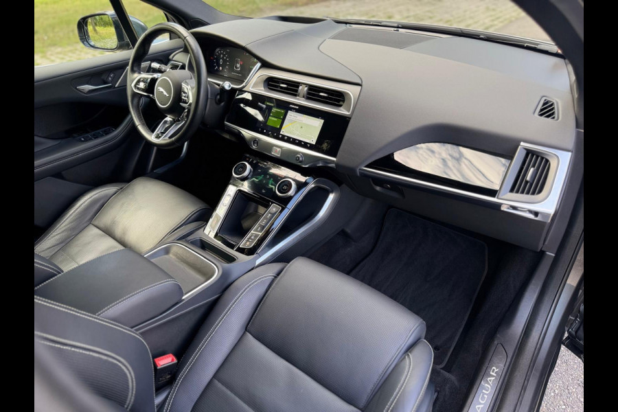 Jaguar I-PACE EV400 HSE 90 kWh 400 pk, panoramadak, luchtvering,vol opties, 61000 km, dealer onderhouden, NL auto met nap