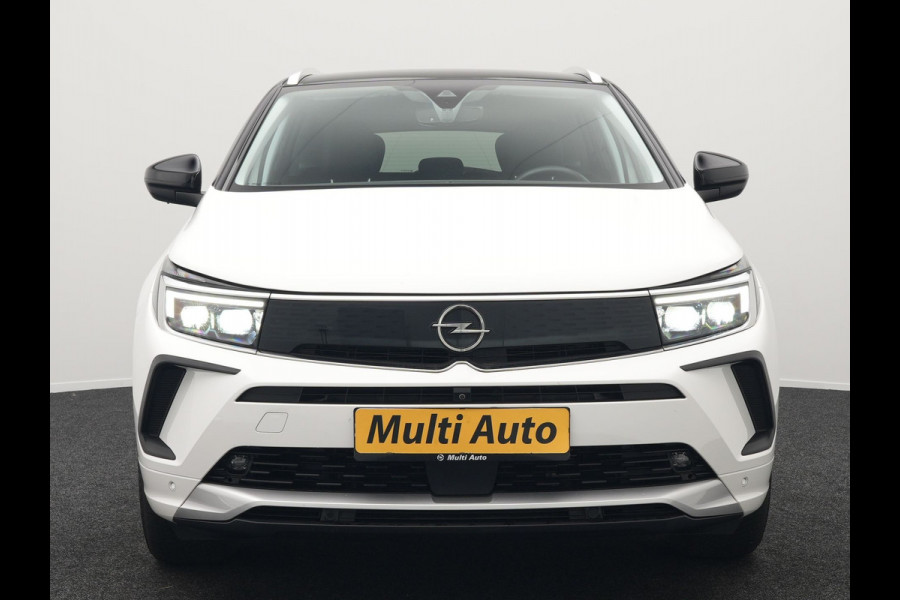 Opel Grandland Turbo 4x4 Ultimate Plug In Hybrid 300pk Dealer O.H PHEV | Adaptive Cruise | 360 Camera | Alcantara Sportstoelen Verwarmd | Apple Carplay | Blis | Stuurwiel Verwarmd | Navigatie | DAB | Virtual |