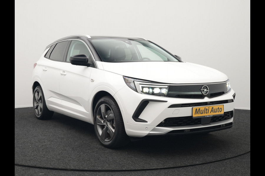 Opel Grandland Turbo 4x4 Ultimate Plug In Hybrid 300pk Dealer O.H PHEV | Adaptive Cruise | 360 Camera | Alcantara Sportstoelen Verwarmd | Apple Carplay | Blis | Stuurwiel Verwarmd | Navigatie | DAB | Virtual |