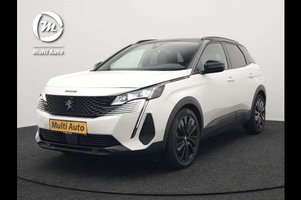 Peugeot 3008 225 GT Plug In Hybrid 225pk PHEV | Panodak | Adaptive Cruise | 360 Camera | Alcantara Sportstoelen Massage & Ventilatie | Navigatie | Apple Carplay | Blis | Keyless | Virtual | DAB | Park Assist | Sfeerverlichting |