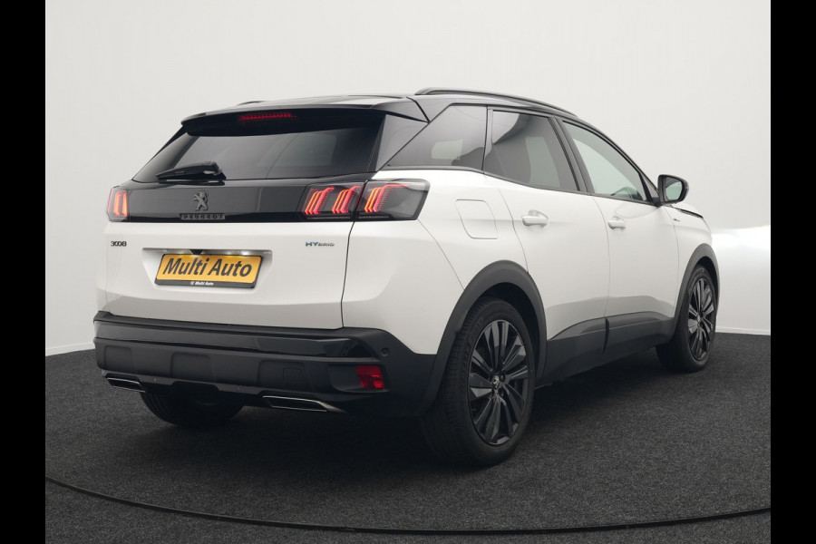 Peugeot 3008 225 GT Plug In Hybrid 225pk PHEV | Panodak | Adaptive Cruise | 360 Camera | Alcantara Sportstoelen Massage & Ventilatie | Navigatie | Apple Carplay | Blis | Keyless | Virtual | DAB | Park Assist | Sfeerverlichting |