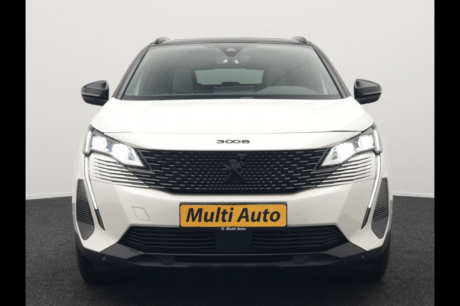 Peugeot 3008 225 GT Plug In Hybrid 225pk PHEV | Panodak | Adaptive Cruise | 360 Camera | Alcantara Sportstoelen Massage & Ventilatie | Navigatie | Apple Carplay | Blis | Keyless | Virtual | DAB | Park Assist | Sfeerverlichting |