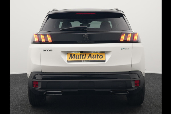 Peugeot 3008 225 GT Plug In Hybrid 225pk PHEV | Panodak | Adaptive Cruise | 360 Camera | Alcantara Sportstoelen Massage & Ventilatie | Navigatie | Apple Carplay | Blis | Keyless | Virtual | DAB | Park Assist | Sfeerverlichting |