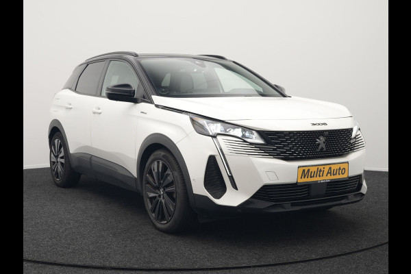 Peugeot 3008 225 GT Plug In Hybrid 225pk PHEV | Panodak | Adaptive Cruise | 360 Camera | Alcantara Sportstoelen Massage & Ventilatie | Navigatie | Apple Carplay | Blis | Keyless | Virtual | DAB | Park Assist | Sfeerverlichting |