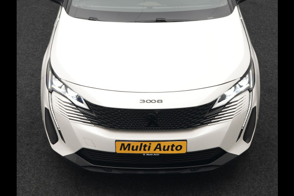 Peugeot 3008 225 GT Plug In Hybrid 225pk PHEV | Panodak | Adaptive Cruise | 360 Camera | Alcantara Sportstoelen Massage & Ventilatie | Navigatie | Apple Carplay | Blis | Keyless | Virtual | DAB | Park Assist | Sfeerverlichting |