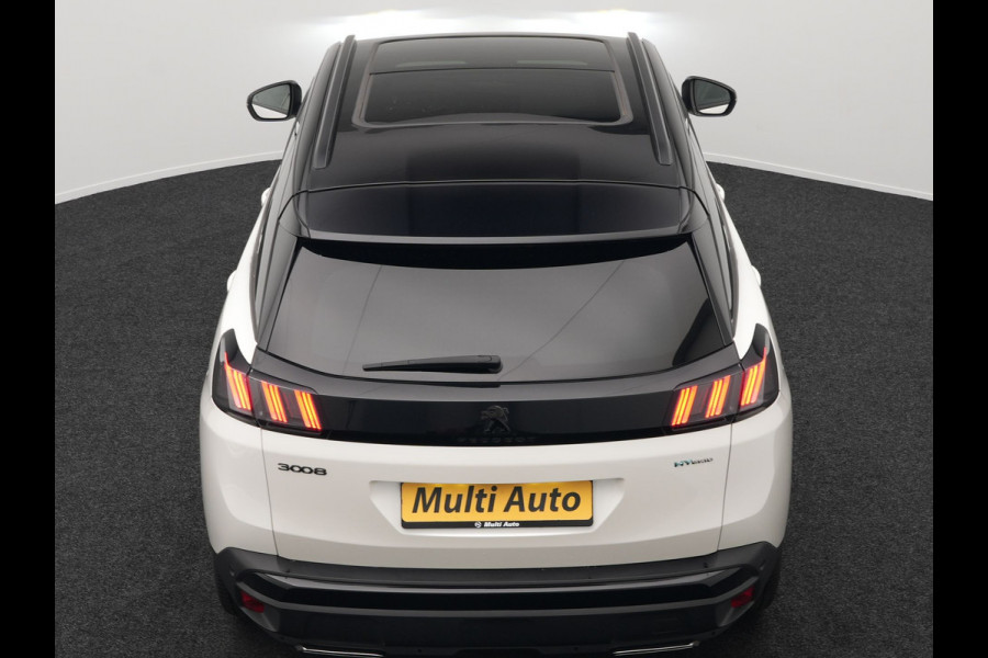 Peugeot 3008 225 GT Plug In Hybrid 225pk PHEV | Panodak | Adaptive Cruise | 360 Camera | Alcantara Sportstoelen Massage & Ventilatie | Navigatie | Apple Carplay | Blis | Keyless | Virtual | DAB | Park Assist | Sfeerverlichting |