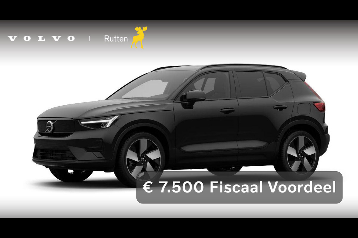 Volvo EX40 Single Motor Extended Range Plus 82 kWh / Lounge Pakket / Panoramadak / Extra getint glas / Nubuck bekleding