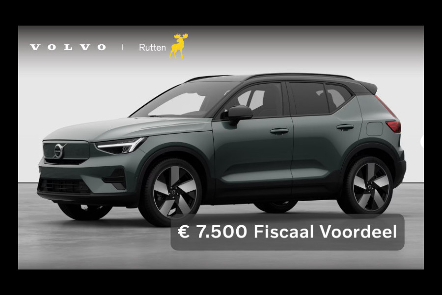Volvo EX40 252PK Auotmaat Single Motor Extended Range Plus Panoramadak / Apple Carplay / Android Auto / Harman kardon audio / Adaptive cruise control / Pilot assist / Lichtmetalen velgen /