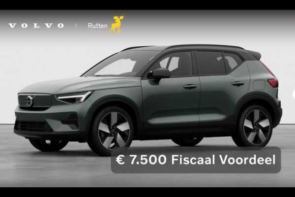 Volvo EX40 252PK Auotmaat Single Motor Extended Range Plus Panoramadak / Apple Carplay / Android Auto / Harman kardon audio / Adaptive cruise control / Pilot assist / Lichtmetalen velgen /