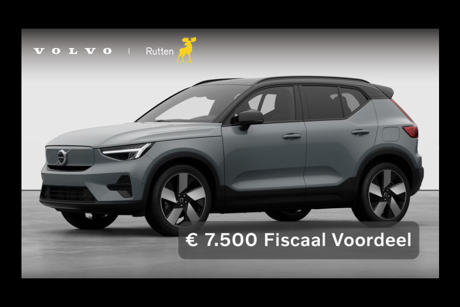 Volvo EX40 252PK Automaat Single Motor Extended Range Plus Panoramadak / Apple Carplay / Android Auto / Harman kardon audio / Adaptive cruise control / Pilot assist / Lichtmetalen velgen /