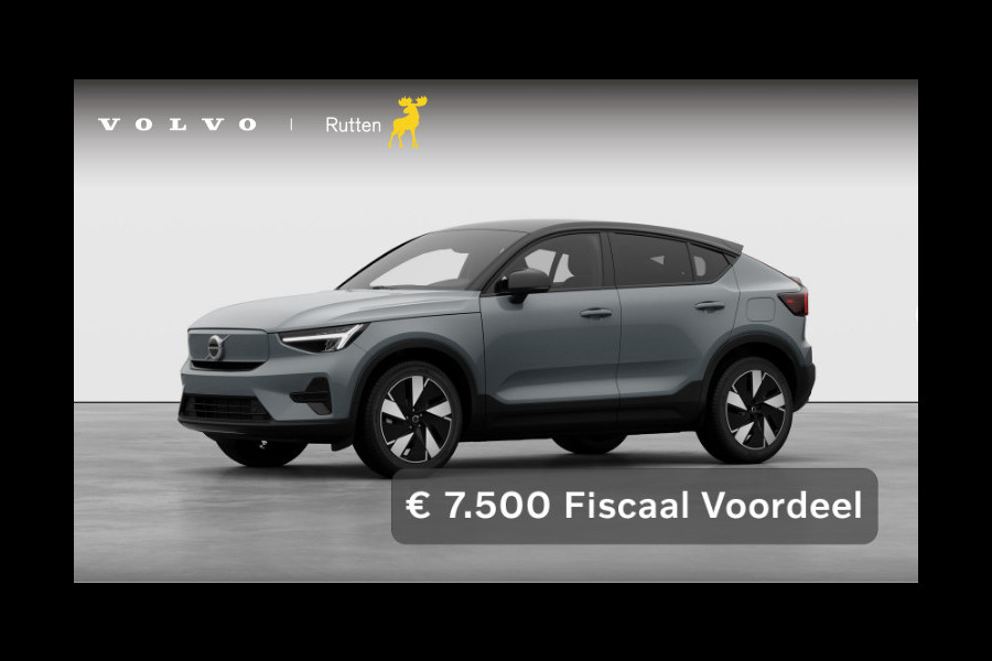 Volvo EC40 252PK Automaat Single Ext. Range Plus / Modeljaar 2026 / Adaptive cruise control  / Pilot assist / BLIS / Stoel en stuur verwarming / Elektrische achterklep / Parkeersensoren met camera / Google infotainment / Panoramadak