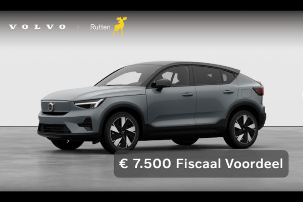 Volvo EC40 252PK Automaat Single Ext. Range Plus / Modeljaar 2026 / Adaptive cruise control  / Pilot assist / BLIS / Stoel en stuur verwarming / Elektrische achterklep / Parkeersensoren met camera / Google infotainment / Panoramadak